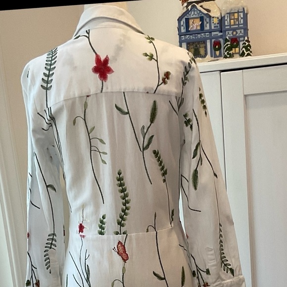 Liliana Garden Floral Long Dress Buttoned Down Size Medium - Picture 7 of 9